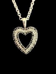 71 Diamonds .71 Carat T.W. 10K White Gold 1.19dwt